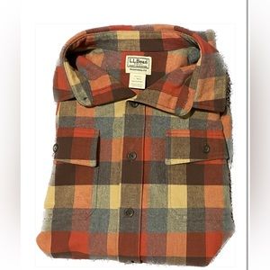 LL Bean flannel LARGE.
